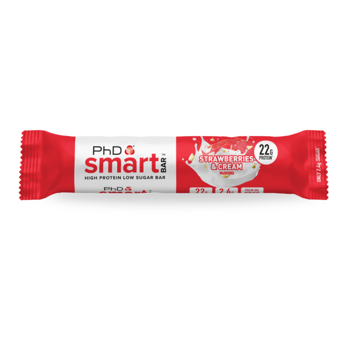 smart bar 64g strawberries cream